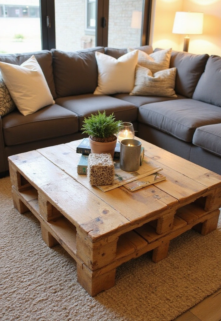 19 Unique Home Aesthetic DIY Decor Ideas to Refresh Your Space! - 10. Upcycled Pallet Decor