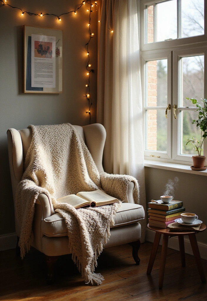 19 Unique Home Aesthetic DIY Decor Ideas to Refresh Your Space! - 7. Cozy Reading Nook